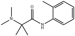 o-Propionotoluidide, 2-(dimethylamino)-2-methyl- (8CI) Structural