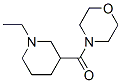 Morpholine, 4-(1-ethylnipecotoyl)- (8CI) Structural