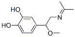Pyrocatechol, 4-[2-(isopropylideneamino)-1-methoxyethyl]- (8CI) Structural