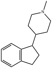 Piperidine, 4-(1-indanyl)-1-methyl- (8CI) Structural