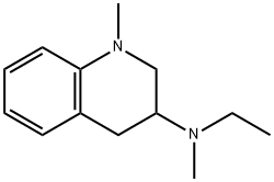 Quinoline, 3-(ethylmethylamino)-1,2,3,4-tetrahydro-1-methyl- (8CI) Structural