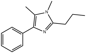 Imidazole, 1,5-dimethyl-4-phenyl-2-propyl- (8CI) Structural