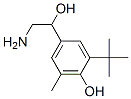 Benzyl alcohol, alpha-(aminomethyl)-3-tert-butyl-4-hydroxy-5-methyl- (8CI) Structural
