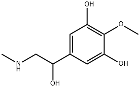 Benzyl alcohol, 3,5-dihydroxy-4-methoxy-alpha-[(methylamino)methyl]- (8CI) Structural