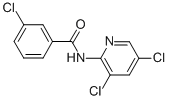 BENZAMIDE, 3-CHLORO-N-(3,5-DICHLORO-2-PYRIDINYL)- Structural