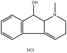 1-Methyl-9-hydroxy-1,2,3,9a-tetrahydro-1-azafluorene hydrochloride Structural