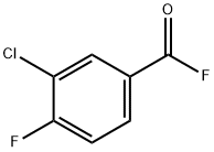 3-CHLORO-4-FLUOROBENZOYL FLUORIDE Structural