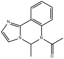 Imidazo[1,2-c]quinazoline, 6-acetyl-5,6-dihydro-5-methyl- (8CI) Structural