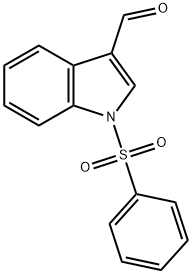 1-(PHENYLSULFONYL)-1H-INDOLE-3-CARBALDEHYDE Structural Picture