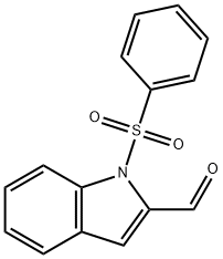 1-(PHENYLSULFONYL)-1H-INDOLE-2-CARBALDEHYDE Structural