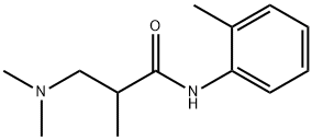 o-Propionotoluidide, 3-(dimethylamino)-2-methyl- (8CI) Structural