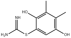 Pseudourea, 2-(2,5-dihydroxy-3,4-xylyl)-2-thio- (8CI) Structural