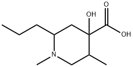 Isonipecotic acid, 4-hydroxy-1,5-dimethyl-2-propyl- (8CI) Structural