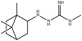 Guanidine, 1-(2-bornylamino)-3-methyl- (8CI) Structural