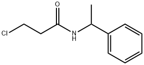 3-CHLORO-N-(1-PHENYLETHYL)PROPANAMIDE Structural