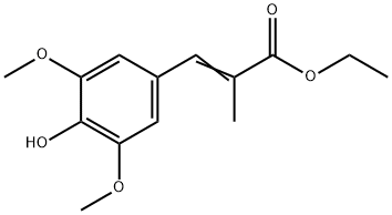 2-PROPENOIC ACID, 3-(4-HYDROXY-3,5-DIMETHOXYPHENYL)-2-METHYL-, ETHYL ESTER