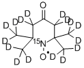 4-OXO-2,2,6,6-TETRAMETHYLPIPERIDINE-D16,1-15N-1-OXYL Structural