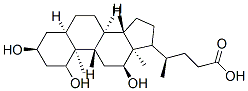 (4R)-4-[(3S,5R,8S,9S,10S,12S,13R,14S)-1,3,12-trihydroxy-10,13-dimethyl-2,3,4,5,6,7,8,9,11,12,14,15,16,17-tetradecahydro-1H-cyclopenta[a]phenanthren-17-yl]pentanoic acid