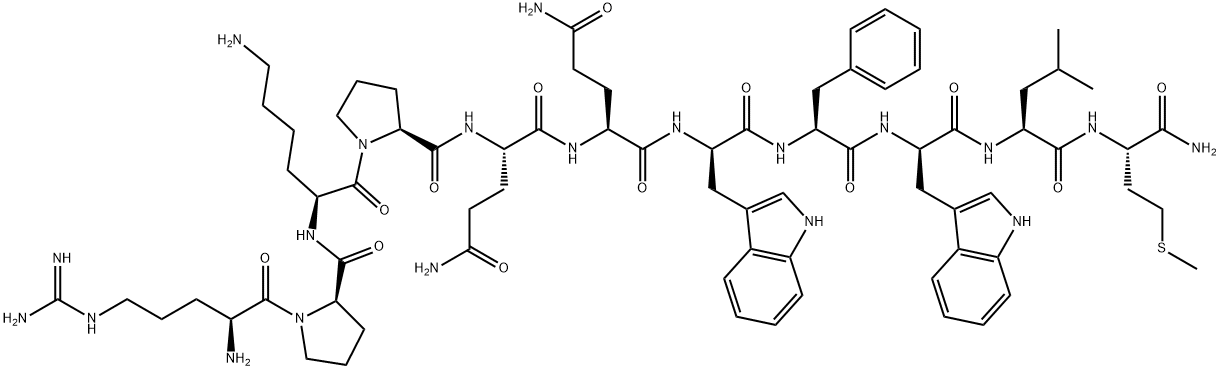 [D-PRO2, D-TRP7,9]-SUBSTANCE P Structural