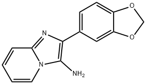 2-Benzo[1,3]dioxol-5-yl-imidazo[1,2-a]pyridin-3-ylamine Structural