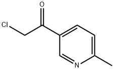 Ethanone,  2-chloro-1-(6-methyl-3-pyridinyl)- Structural