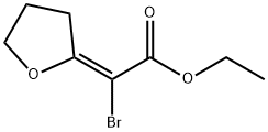 ETHYL Z-BROMO-(DIHYDROFURAN-2-YLIDENE)ACETATE Structural