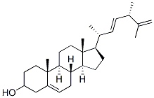 ergosta-5,22,25-trien-3-ol Structural