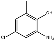 2-AMINO-4-CHLORO-6-METHYL-PHENOL Structural