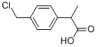 2-(4-Chloromethylphenyl)propionic acid Structural