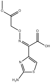 (Z)-2-(Methoxycarbonylmethoxyimino)-2-(2-aminothiazol-4-yl)acetic acid