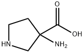 3-Aminopyrrolidine-3-carboxylic acid Structural