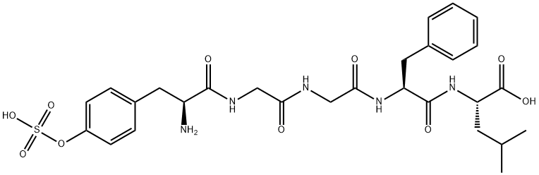 LEU-ENKEPHALIN (SULFATED) Structural