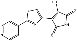 Maleimide, 4-hydroxy-3-(2-(pyridyl)-4-thiazolyl)- Structural