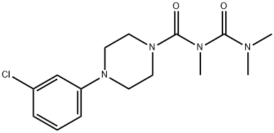 1-(3-Chlorophenyl)-4-(2,4,4-trimethylallophanoyl)piperazine