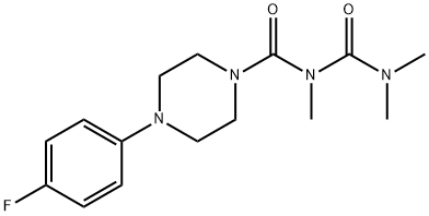 1-(p-Fluorophenyl)-4-(2,4,4-trimethylallophanoyl)piperazine