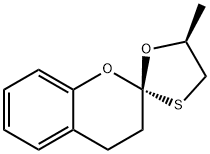 Spiro[2H-1-benzopyran-2,2-[1,3]oxathiolane], 3,4-dihydro-5-methyl-, (2S,5S)- (9CI) Structural