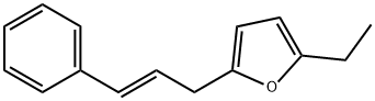 Furan, 2-ethyl-5-[(2E)-3-phenyl-2-propenyl]- (9CI) Structural