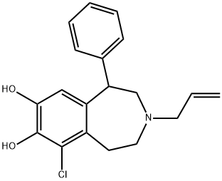 (+/-)-6-CHLORO-7,8-DIHYDROXY-3-ALLYL-1-PHENYL-2,3,4,5-TETRAHYDRO-1H-3-BENZAZEPINE HYDROBROMIDE