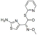 S-2-pyridyl (Z)-2-(2-amino-1,3-thiazol-4-yl)-2-(methoxyimino)thioacetate Structural