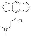 1,2,3,5,6,7-Hexahydro-N,N-dimethyl-s-indacene-4-propanamine hydrochlor ide Structural