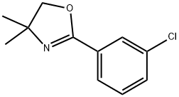 2-(3-CHLOROPHENYL)-4,5-DIHYDRO-4,4-DIMETHYLOXAZOLE Structural