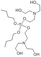 DIBUTANOLATOBIS(2,2',2''-NITRILOTRIETHANOLATO)TITANIUM(IV) Structural