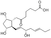 6-OXO-9ALPHA,11ALPHA,15S-TRIHYDROXY-PROSTA-13E,17Z-DIEN-1-OIC ACID Structural