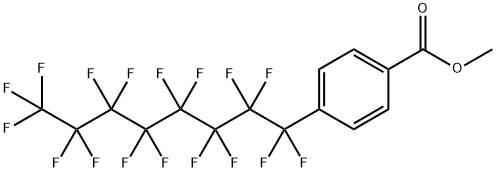 METHYL 4-(PERFLUOROOCTYL)BENZOATE Structural