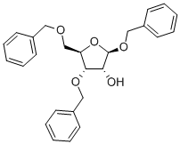 BENZYL-3,5-DI-O-BENZYL-BETA-D-RIBOFURANOSIDE Structural