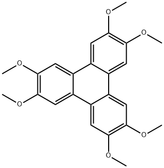 2,3,6,7,10,11-HEXAMETHOXYTRIPHENYLENE Structural