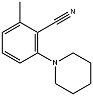 Benzonitrile, 2-methyl-6-(1-piperidinyl)- (9CI) Structural
