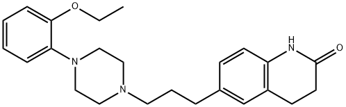 2(1H)-Quinolinone, 3,4-dihydro-6-(3-(4-(2-ethoxyphenyl)-1-piperazinyl) propyl)- Structural