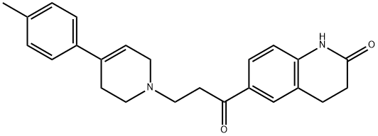 2(1H)-Quinolinone, 3,4-dihydro-6-(3-(3,6-dihydro-4-(4-methylphenyl)-1( 2H)-pyridinyl)-1-oxopropyl)-