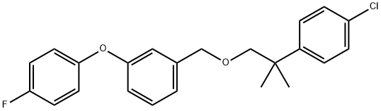 1-((2-(4-Chlorophenyl)-2-methylpropoxy)methyl)-3-(4-fluorophenoxy)benz ene